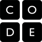 Logo consists of 4 black boxes, each with a white letter